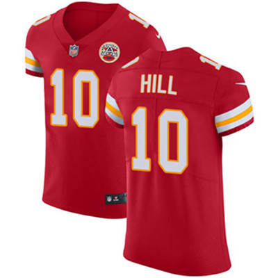 Nike Chiefs #10 Tyreek Hill Red Team Color Mens Stitched NFL Vapor Untouchable Elite Jersey