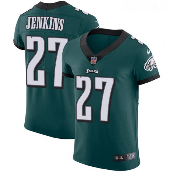 Mens Nike Philadelphia Eagles 27 Malcolm Jenkins Midnight Green Team Color Vapor Untouchable Elite P