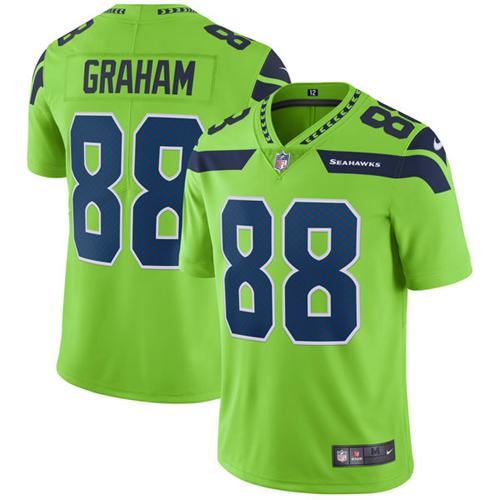 Nike Seahawks #88 Jimmy Graham Green Mens Stitched NFL Limited R