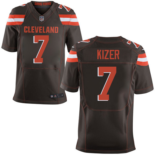 Nike Browns #7 DeShone Kizer Brown Team Color Mens Stitched NFL 