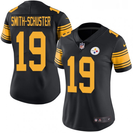 Womens Nike Pittsburgh Steelers 19 JuJu Smith Schuster Limited B