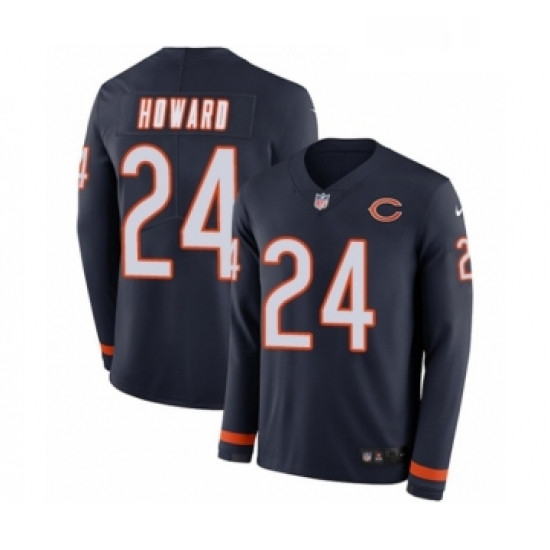 Youth Nike Chicago Bears 24 Jordan Howard Limited Navy Blue Ther