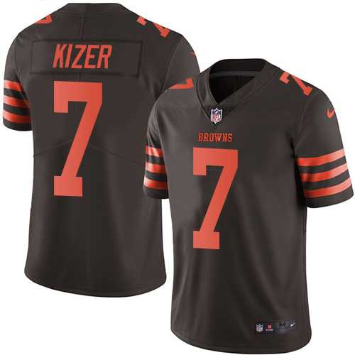 Nike Browns #7 DeShone Kizer Brown Youth Stitched NFL Limited Ru