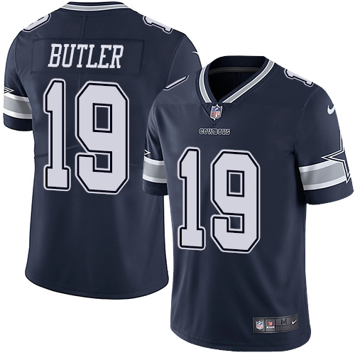 Nike Cowboys #19 Brice Butler Navy Blue Team Color Mens Stitched NFL Vapor Untouchable Limited Jerse