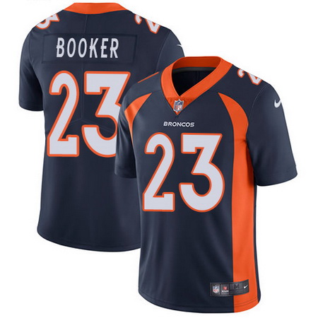 Nike Broncos #23 Devontae Booker Navy Blue Alternate Mens Stitched NFL Vapor Untouchable Limited Jer