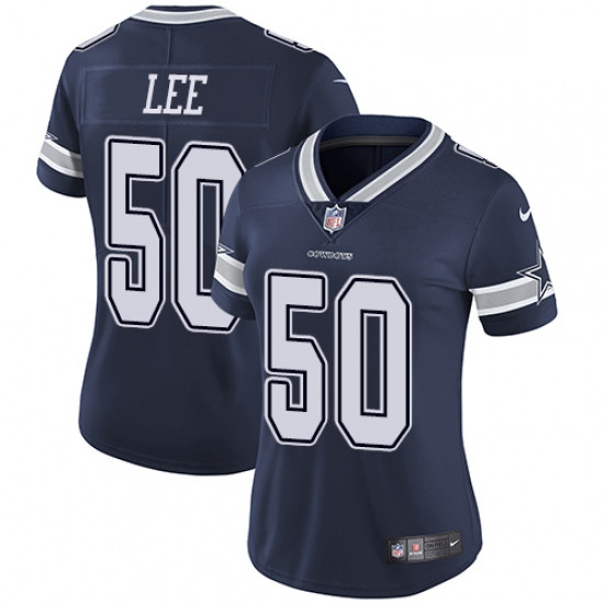 Womens Nike Dallas Cowboys 50 Sean Lee Navy Blue Team Color Vapor Untouchable Limited Player NFL Jer