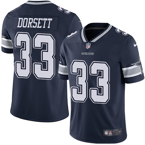 Nike Cowboys #33 Tony Dorsett Navy Blue Team Color Mens Stitched NFL Vapor Untouchable Limited Jerse