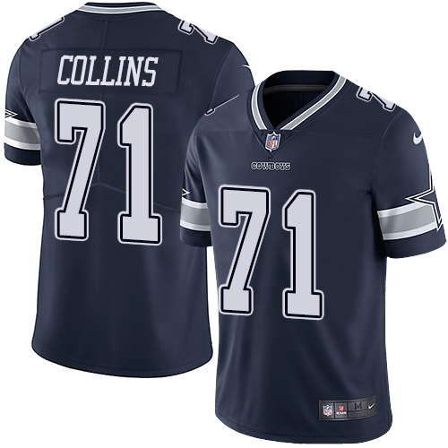 Nike Cowboys #71 La 27el Collins Navy Blue Team Color Mens Stitched NFL Vapor Untouchable Limited Je