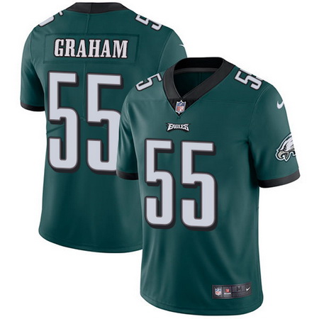 Nike Eagles #55 Brandon Graham Midnight Green Team Color Mens Stitched NFL Vapor Untouchable Limited