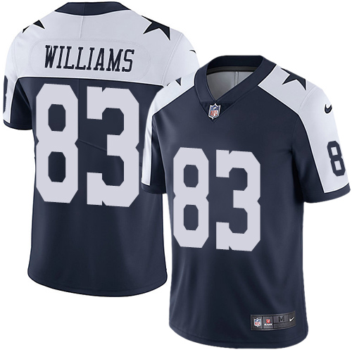 Nike Cowboys #83 Terrance Williams Navy Blue Thanksgiving Mens Stitched NFL Vapor Untouchable Limite