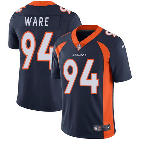 Nike Broncos #94 DeMarcus Ware Navy Blue Alternate Mens Stitched NFL Vapor Untouchable Limited Jerse