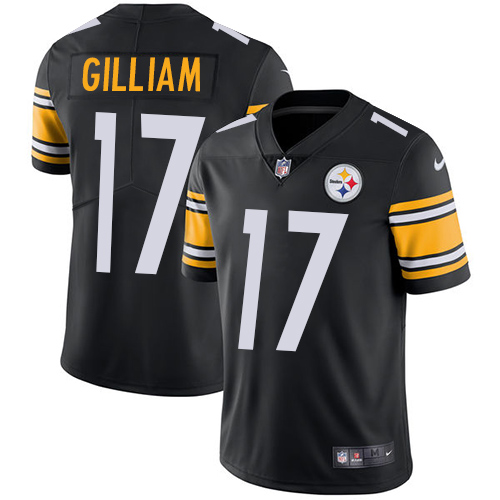 Nike Steelers #17 Joe Gilliam Black Team Color Mens Stitched NFL Vapor Untouchable Limited Jersey