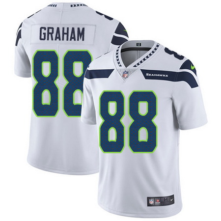 Nike Seahawks #88 Jimmy Graham White Mens Stitched NFL Vapor Untouchable Limited Jersey