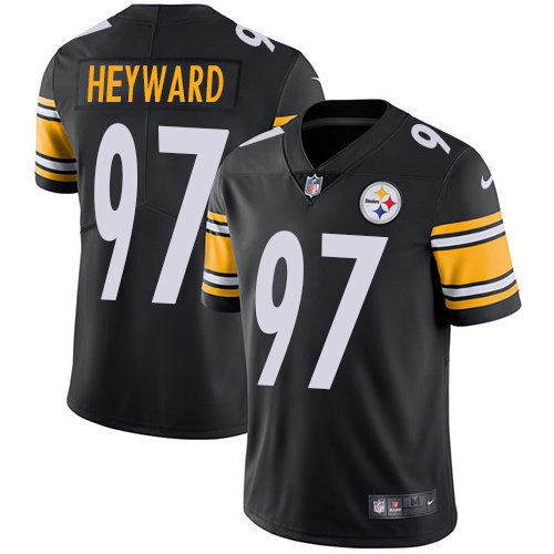 Nike Steelers #97 Cameron Heyward Black Team Color Mens Stitched NFL Vapor Untouchable Limited Jerse