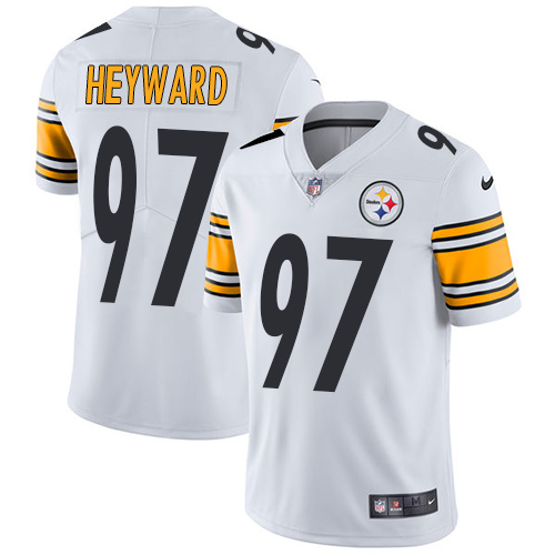 Nike Steelers #97 Cameron Heyward White Mens Stitched NFL Vapor Untouchable Limited Jersey