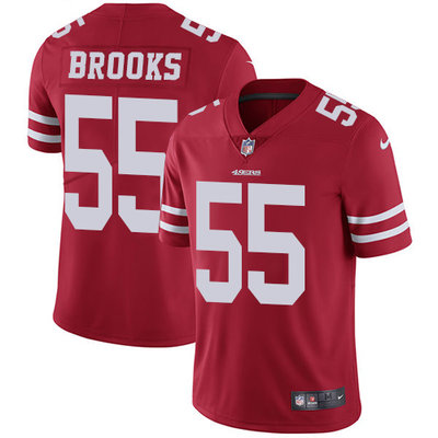 Nike 49ers #55 Ahmad Brooks Red Team Color Mens Stitched NFL Vap