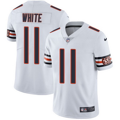 Nike Bears #11 Kevin White White Mens Stitched NFL Vapor Untouchable Limited Jersey