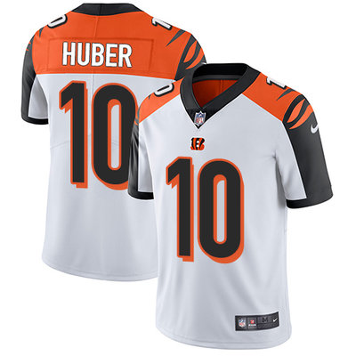 Nike Bengals #10 Kevin Huber White Mens Stitched NFL Vapor Untou