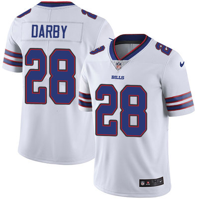 Nike Bills #28 Ronald Darby White Mens Stitched NFL Vapor Untouc
