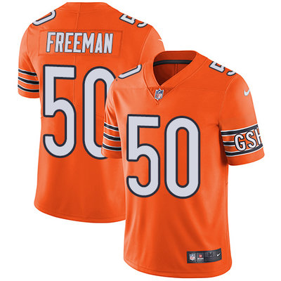 Nike Bears #50 Jerrell Freeman Orange Mens Stitched NFL Limited 
