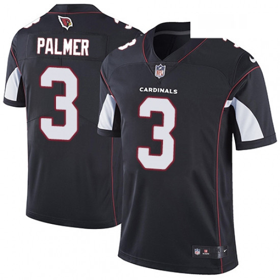 Men Nike Arizona Cardinals 3 Carson Palmer Black Alternate Vapor Untouchable Limited Player NFL Jers