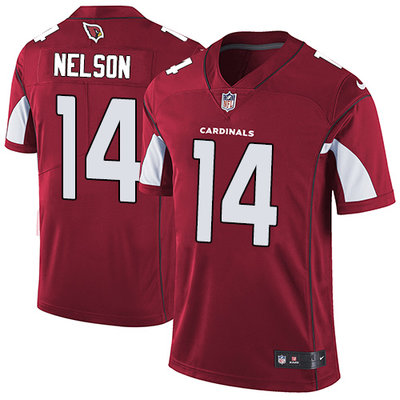 Nike Cardinals #14 J J  Nelson Red Team Color Mens Stitched NFL Vapor Untouchable Limited Jersey