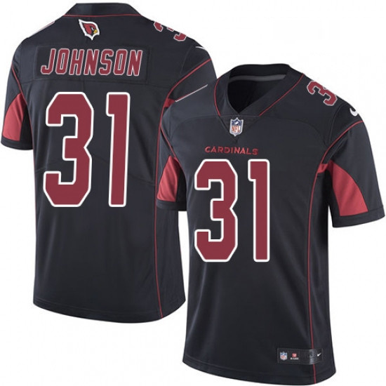 Men Nike Arizona Cardinals 31 David Johnson Limited Black Rush Vapor Untouchable NFL Jersey