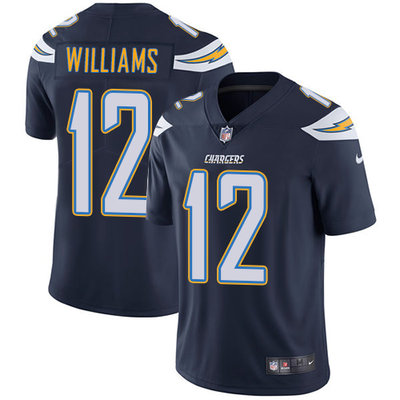 Nike Chargers #12 Mike Williams Navy Blue Team Color Mens Stitched NFL Vapor Untouchable Limited Jer