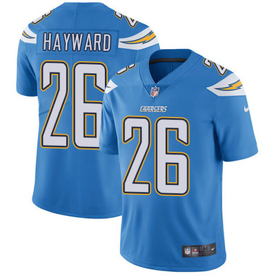 Nike Chargers #26 Casey Hayward Electric Blue Alternate Mens Stitched NFL Vapor Untouchable Limited 