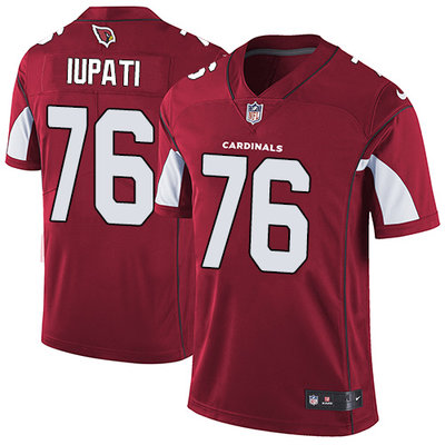 Nike Cardinals #76 Mike Iupati Red Team Color Mens Stitched NFL Vapor Untouchable Limited Jersey