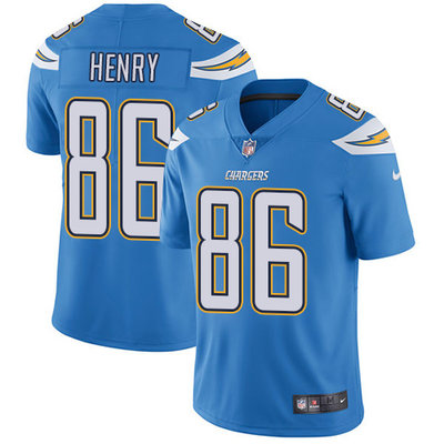 Nike Chargers #86 Hunter Henry Electric Blue Alternate Mens Stitched NFL Vapor Untouchable Limited J