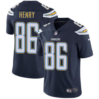 Nike Chargers #86 Hunter Henry Navy Blue Team Color Mens Stitched NFL Vapor Untouchable Limited Jers