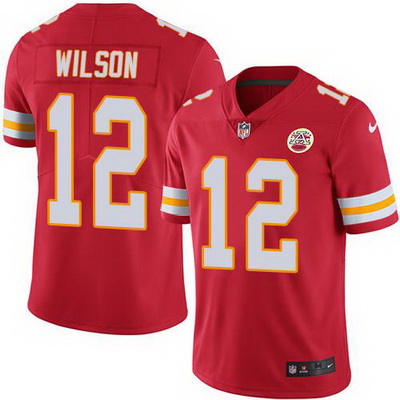 Nike Chiefs #12 Albert Wilson Red Team Color Mens Stitched NFL Vapor Untouchable Limited Jersey