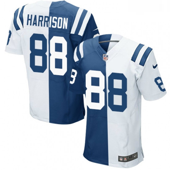 Men Nike Indianapolis Colts 88 Marvin Harrison Elite Royal BlueW