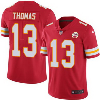 Nike Chiefs #13 De 27Anthony Thomas Red Team Color Mens Stitched NFL Vapor Untouchable Limited Jerse