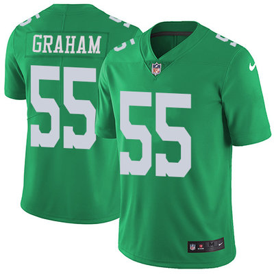 Nike Eagles #55 Brandon Graham Green Mens Stitched NFL Limited R