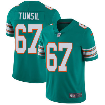 Nike Dolphins #67 Laremy Tunsil Aqua Green Alternate Mens Stitched NFL Vapor Untouchable Limited Jer