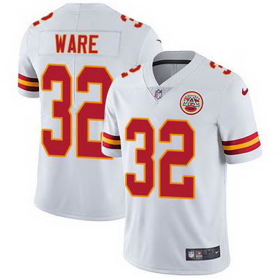 Nike Chiefs #32 Spencer Ware White Mens Stitched NFL Vapor Untou