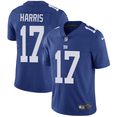 Nike Giants #17 Dwayne Harris Royal Blue Team Color Mens Stitched NFL Vapor Untouchable Limited Jers