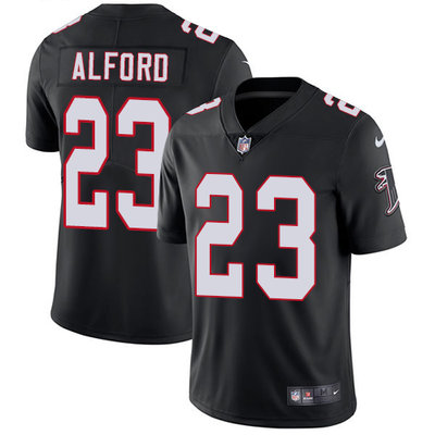 Nike Falcons #23 Robert Alford Black Alternate Mens Stitched NFL Vapor Untouchable Limited Jersey