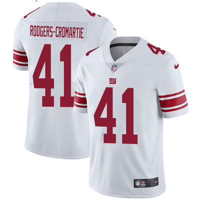 Nike Giants #41 Dominique Rodgers Cromartie White Mens Stitched 