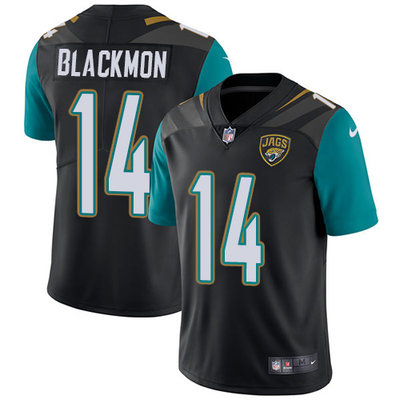 Nike Jaguars #14 Justin Blackmon Black Alternate Mens Stitched NFL Vapor Untouchable Limited Jersey