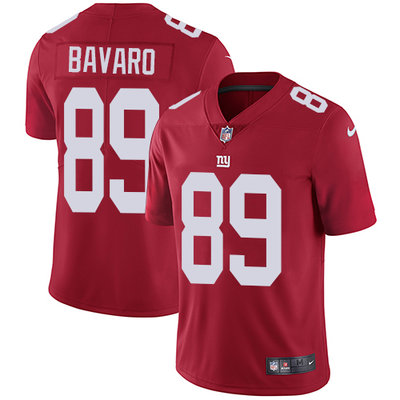 Nike Giants #89 Mark Bavaro Red Alternate Mens Stitched NFL Vapor Untouchable Limited Jersey