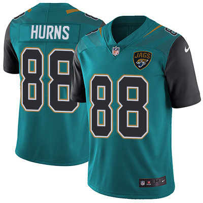 Nike Jaguars #88 Allen Hurns Teal Green Team Color Mens Stitched NFL Vapor Untouchable Limited Jerse