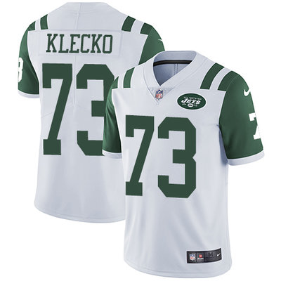Nike Jets #73 Joe Klecko White Mens Stitched NFL Vapor Untouchab