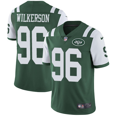 Nike Jets #96 Muhammad Wilkerson Green Team Color Mens Stitched 