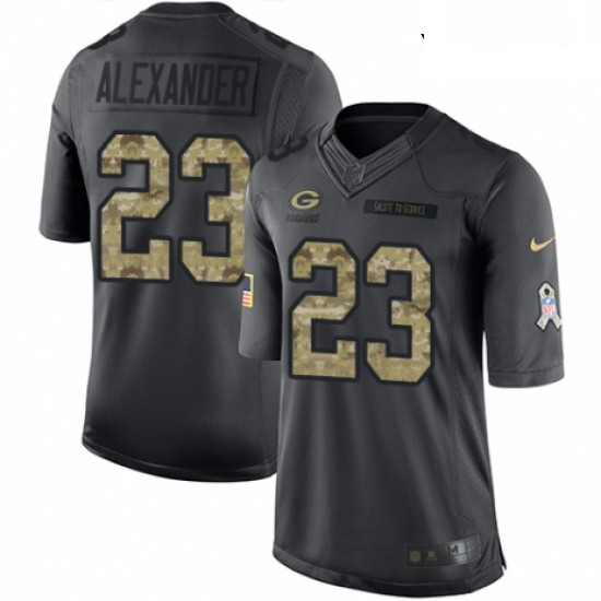 Youth Nike Green Bay Packers 23 Jaire Alexander Limited Black 20