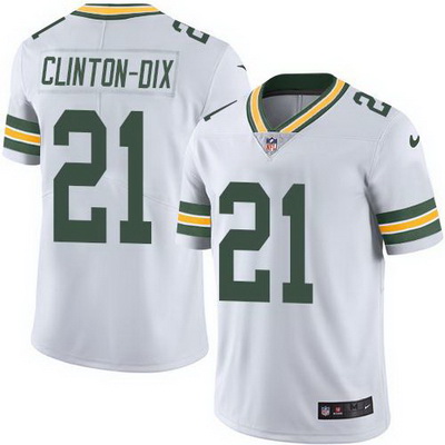 Nike Packers #21 Ha Ha Clinton Dix White Mens Stitched NFL Vapor