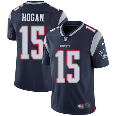 Nike Patriots #15 Chris Hogan Navy Blue Team Color Mens Stitched NFL Vapor Untouchable Limited Jerse