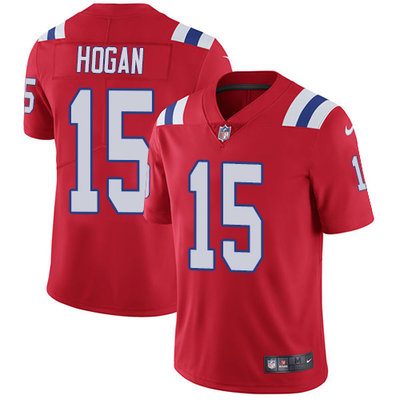 Nike Patriots #15 Chris Hogan Red Alternate Mens Stitched NFL Va
